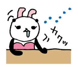 Every day of a panda- bunny3 - sticker #6012141