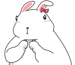 Rabbit lacks motivation2 sticker #6012470