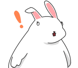 Rabbit lacks motivation2 sticker #6012476