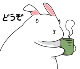 Rabbit lacks motivation2 sticker #6012491