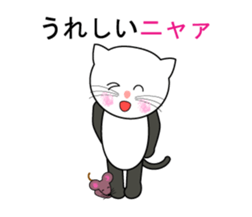 Cat such as human. his name is Tama. sticker #6012747