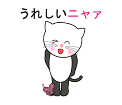 Cat such as human. his name is Tama. sticker #6012747