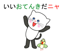 Cat such as human. his name is Tama. sticker #6012751