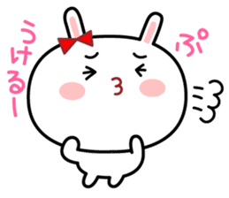Cute rabbit MARU-USAKO sticker #6013105