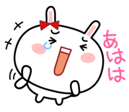 Cute rabbit MARU-USAKO sticker #6013106