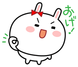 Cute rabbit MARU-USAKO sticker #6013109