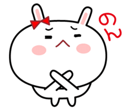 Cute rabbit MARU-USAKO sticker #6013110
