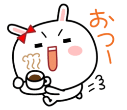 Cute rabbit MARU-USAKO sticker #6013112