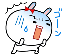 Cute rabbit MARU-USAKO sticker #6013119