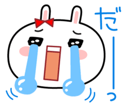 Cute rabbit MARU-USAKO sticker #6013123