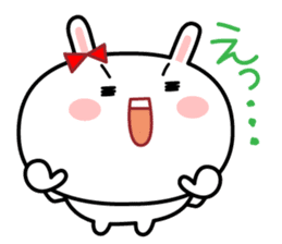 Cute rabbit MARU-USAKO sticker #6013124
