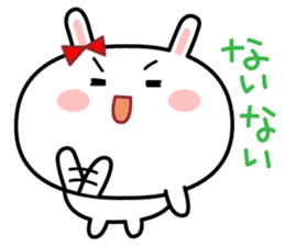 Cute rabbit MARU-USAKO sticker #6013125