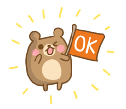 Daily life of the round bear sticker #6013548