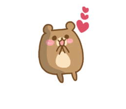 Daily life of the round bear sticker #6013582