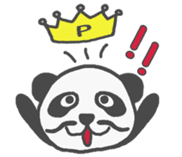 His name!king of panda sticker #6013601