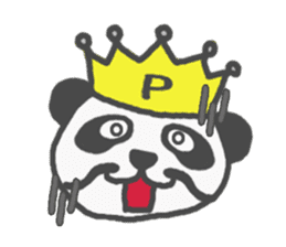 His name!king of panda sticker #6013608