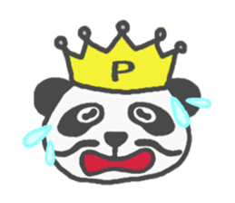 His name!king of panda sticker #6013618