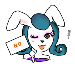 Rabi presents sweet & cute attitudes! sticker #6013764