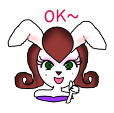 Rabi presents sweet & cute attitudes! sticker #6013765