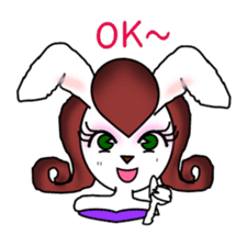 Rabi presents sweet & cute attitudes! sticker #6013765