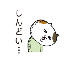 Yoga tortoiseshell cat sticker #6014792