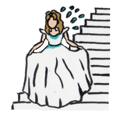 Sticker of the fairy tale