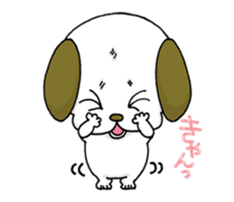 A dog stamp again sticker #6015145