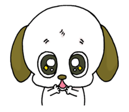 A dog stamp again sticker #6015146