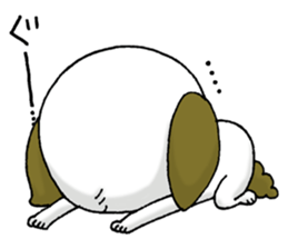 A dog stamp again sticker #6015154