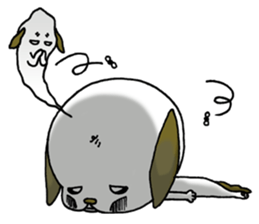 A dog stamp again sticker #6015158