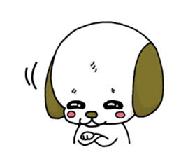 A dog stamp again sticker #6015167