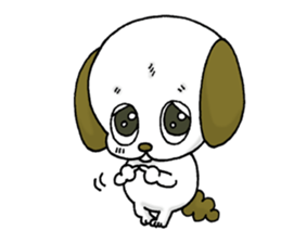 A dog stamp again sticker #6015176