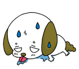 A dog stamp again sticker #6015177