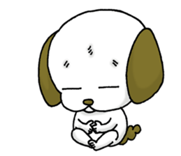 A dog stamp again sticker #6015178