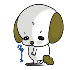 A dog stamp again sticker #6015182