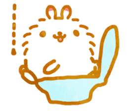 Fluffy Bunny's daily life sticker #6015306