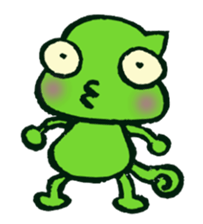The Kurutakun2 Chameleon sticker #6015345