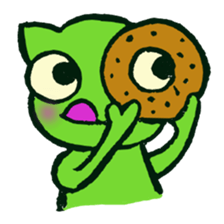 The Kurutakun2 Chameleon sticker #6015371