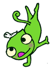 The Kurutakun2 Chameleon sticker #6015380