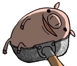 That dog and his funny friends. sticker #6016215