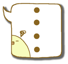 Chicken and chick. Fukidashiru. sticker #6016320