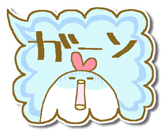 Chicken and chick. Fukidashiru. sticker #6016322