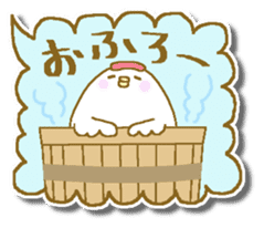 Chicken and chick. Fukidashiru. sticker #6016324