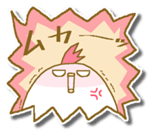 Chicken and chick. Fukidashiru. sticker #6016338