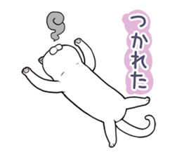 a long-bodied cat sticker #6017035
