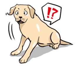 Joey the Labrador Retriever sticker #6017240