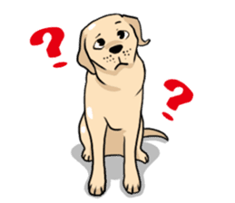 Joey the Labrador Retriever sticker #6017243