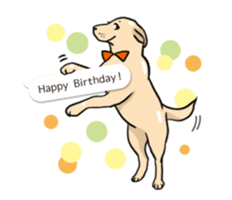 Joey the Labrador Retriever sticker #6017262