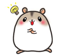 Djungarian hamster -Hamuta- sticker #6018153