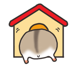Djungarian hamster -Hamuta- sticker #6018165
